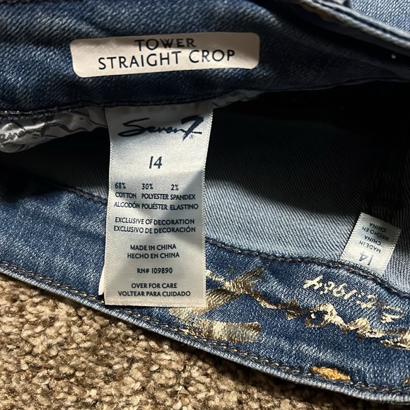Seven7 Tower Straight Crop Jeans - Picture 5 of 5